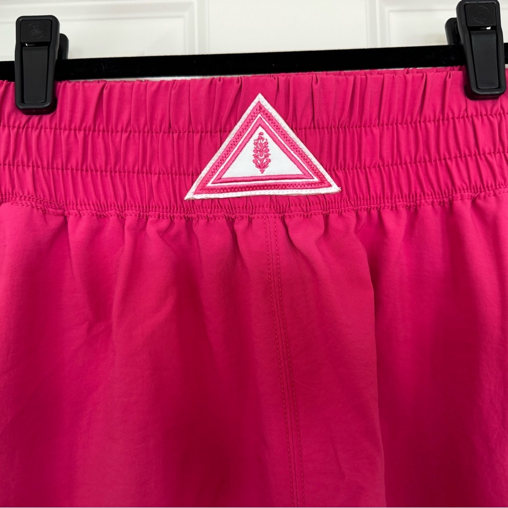 Free People Movement High Waist Pink Next Round Shorts - Picture 3 of 7